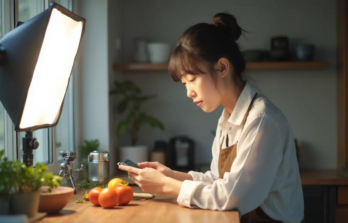 魅力的なレシピ動画を作るための撮影機材と環境設定