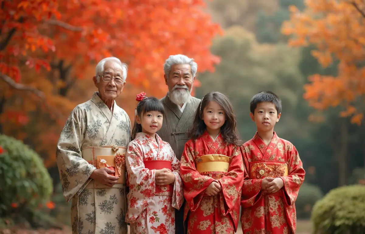 七五三家族写真の撮影ポイント|和装・洋装・祖父母とのカットも