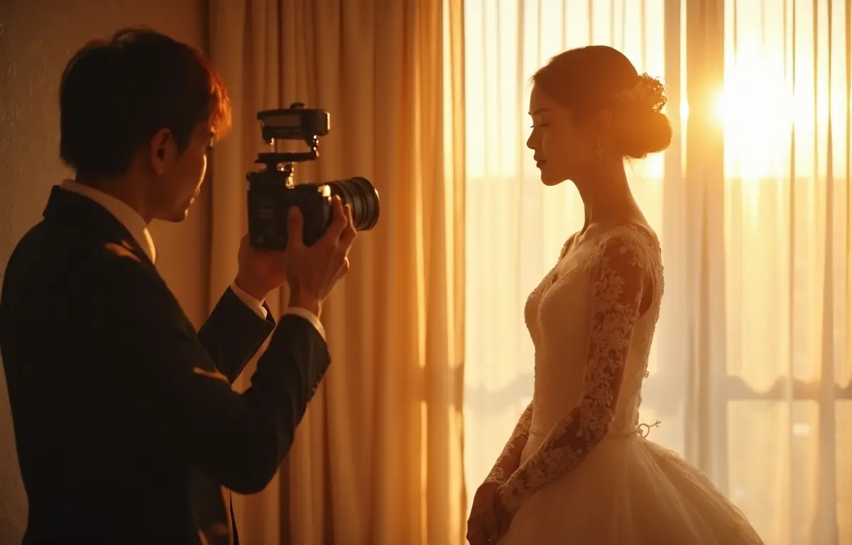 光と照明を味方につける!結婚式写真でのライティングの工夫